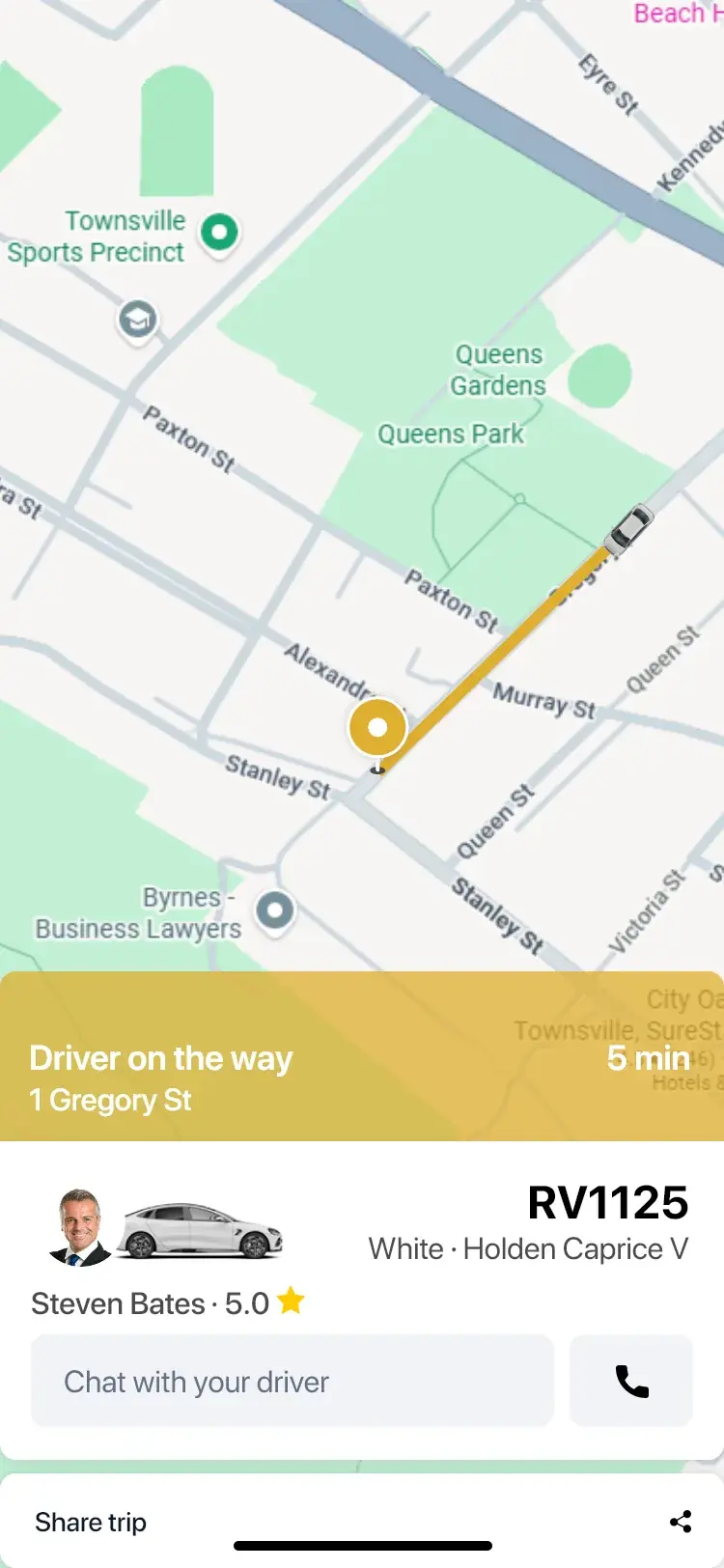 Acacia app on iPhone
